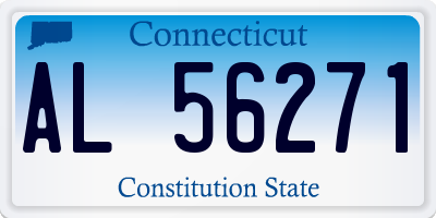 CT license plate AL56271