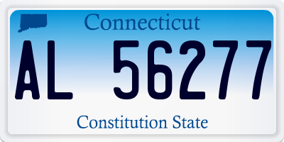 CT license plate AL56277