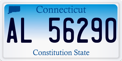 CT license plate AL56290