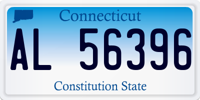 CT license plate AL56396