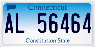 CT license plate AL56464