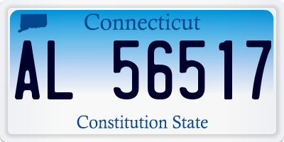 CT license plate AL56517