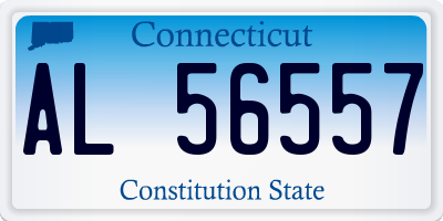 CT license plate AL56557