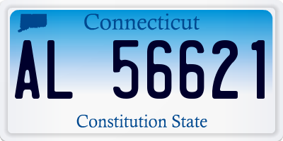 CT license plate AL56621