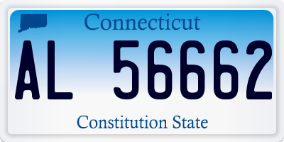CT license plate AL56662