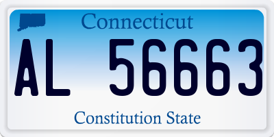 CT license plate AL56663
