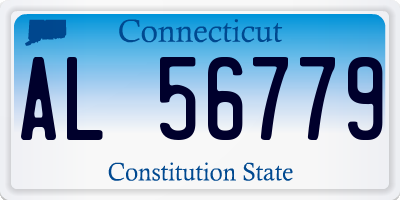 CT license plate AL56779