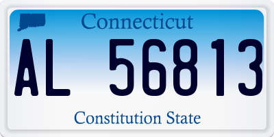 CT license plate AL56813
