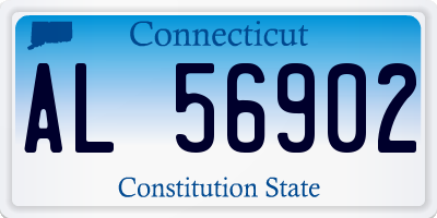 CT license plate AL56902