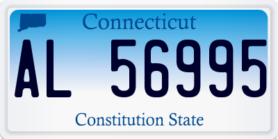CT license plate AL56995