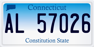 CT license plate AL57026
