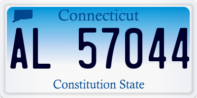 CT license plate AL57044