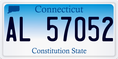 CT license plate AL57052
