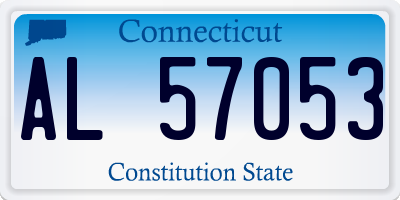 CT license plate AL57053