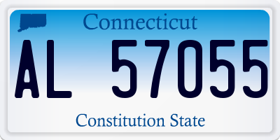 CT license plate AL57055