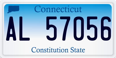 CT license plate AL57056