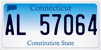 CT license plate AL57064