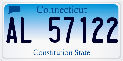 CT license plate AL57122