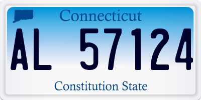 CT license plate AL57124