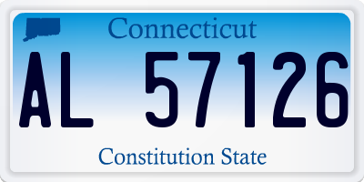 CT license plate AL57126