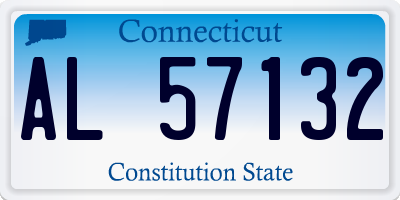 CT license plate AL57132