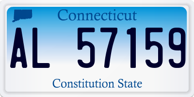 CT license plate AL57159
