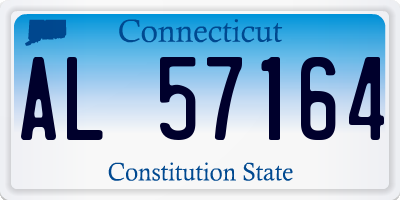 CT license plate AL57164