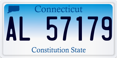 CT license plate AL57179