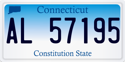 CT license plate AL57195