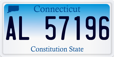 CT license plate AL57196