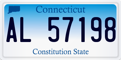 CT license plate AL57198
