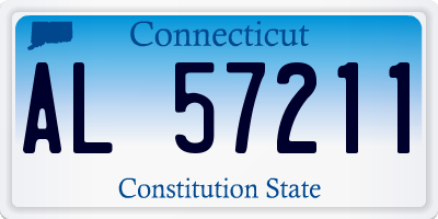 CT license plate AL57211