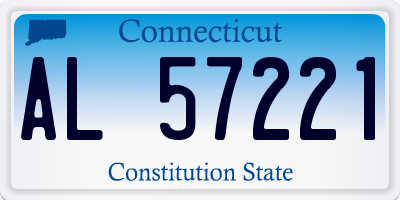 CT license plate AL57221