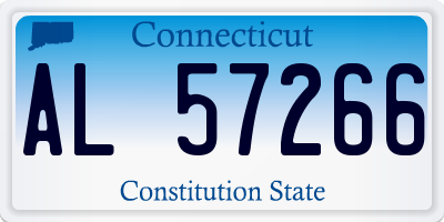 CT license plate AL57266