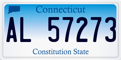 CT license plate AL57273