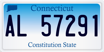 CT license plate AL57291