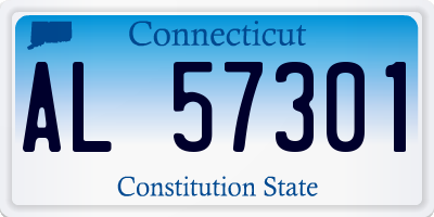 CT license plate AL57301