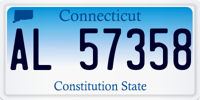 CT license plate AL57358