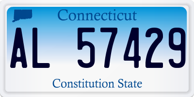 CT license plate AL57429