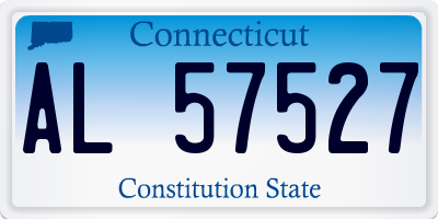 CT license plate AL57527