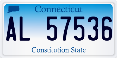 CT license plate AL57536