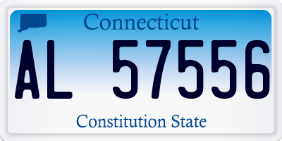 CT license plate AL57556