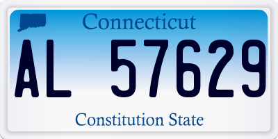 CT license plate AL57629