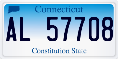 CT license plate AL57708