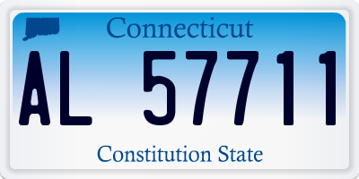 CT license plate AL57711