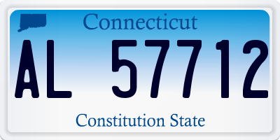 CT license plate AL57712