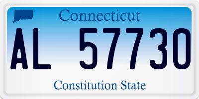 CT license plate AL57730