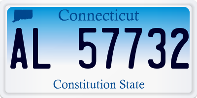 CT license plate AL57732