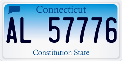 CT license plate AL57776