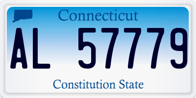 CT license plate AL57779